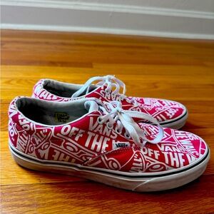 Vans Red and White off the wall logo